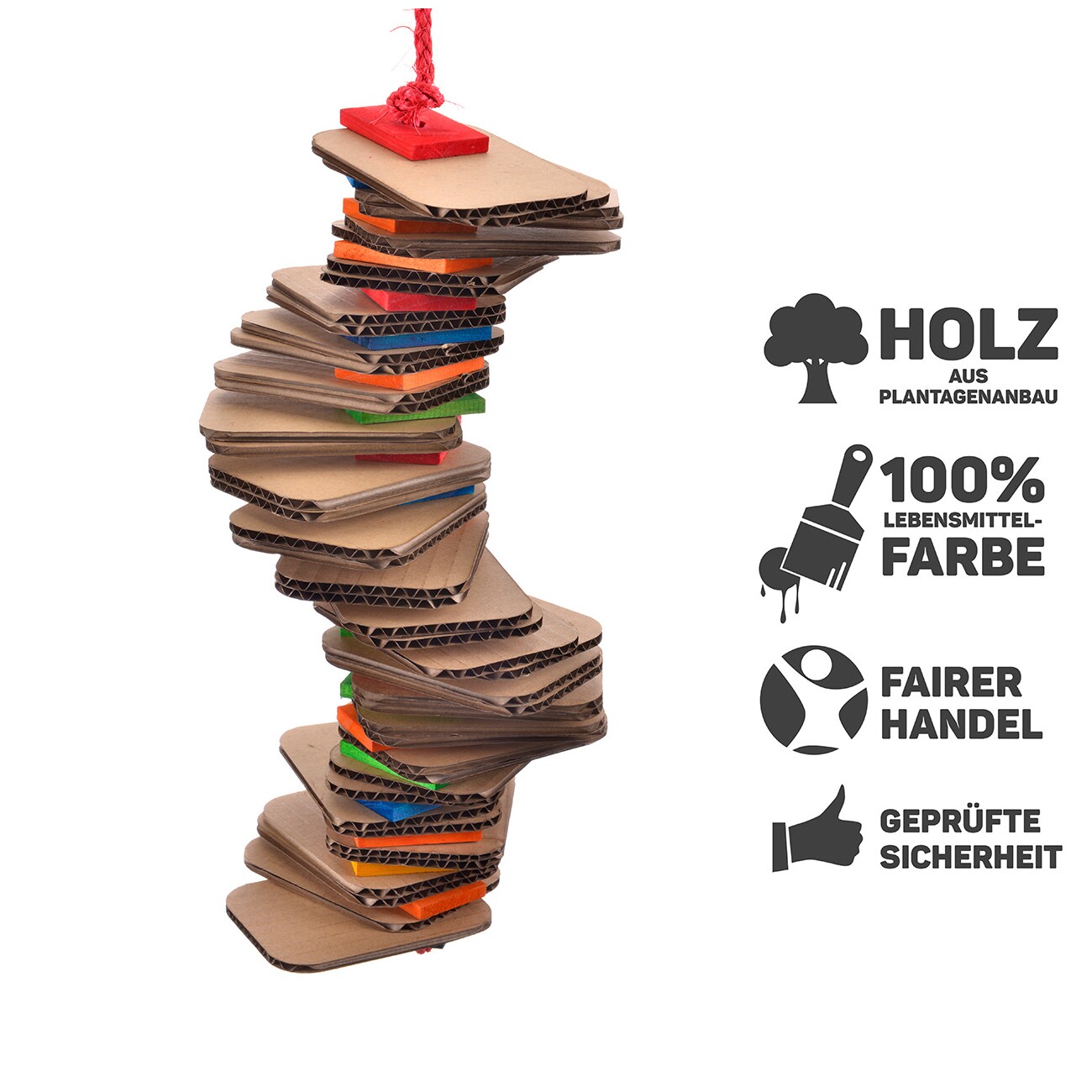 HappyBird Spielzeug Spiral shredding slice