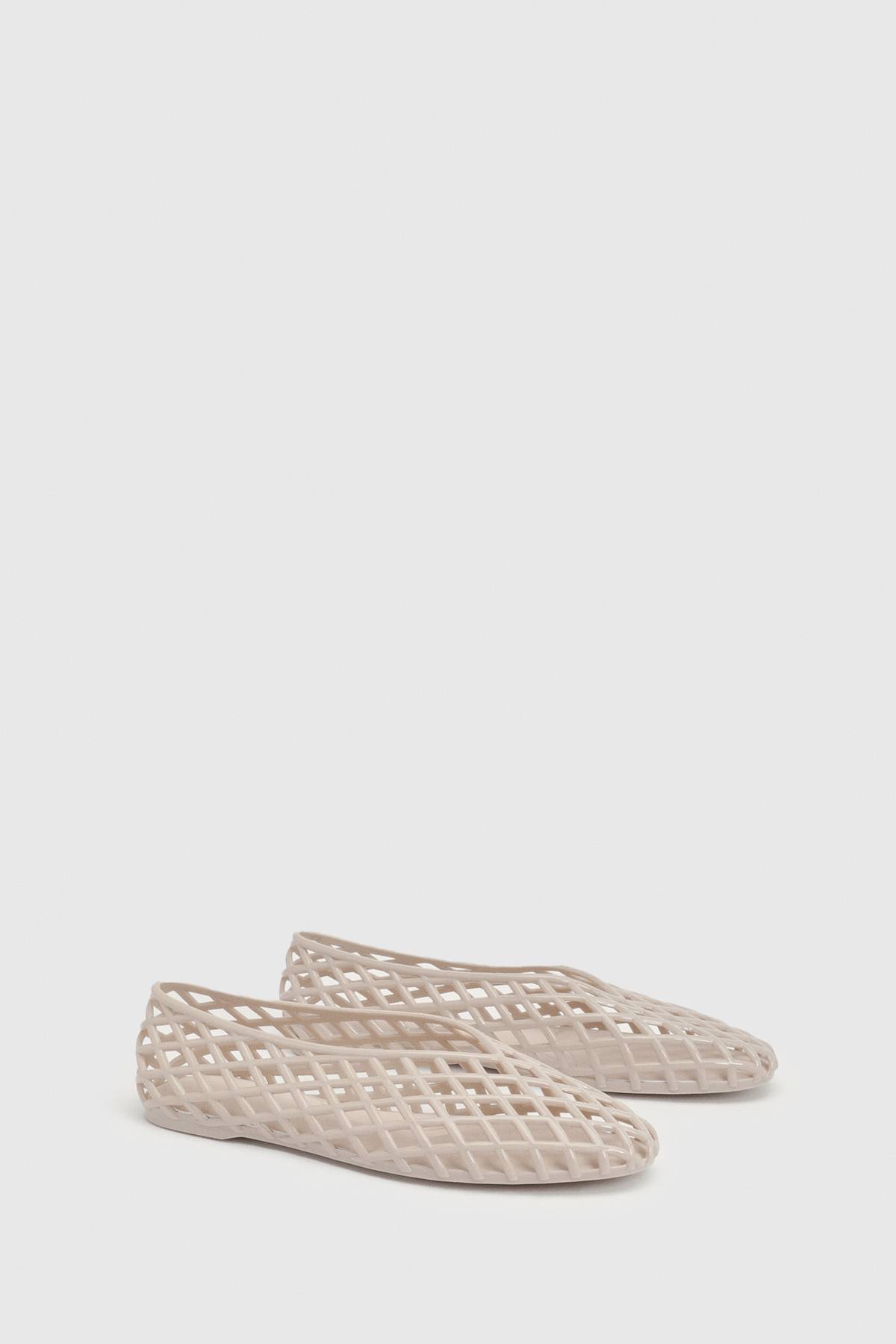 Oasis Ballerines En Plastique Ajouré Lena