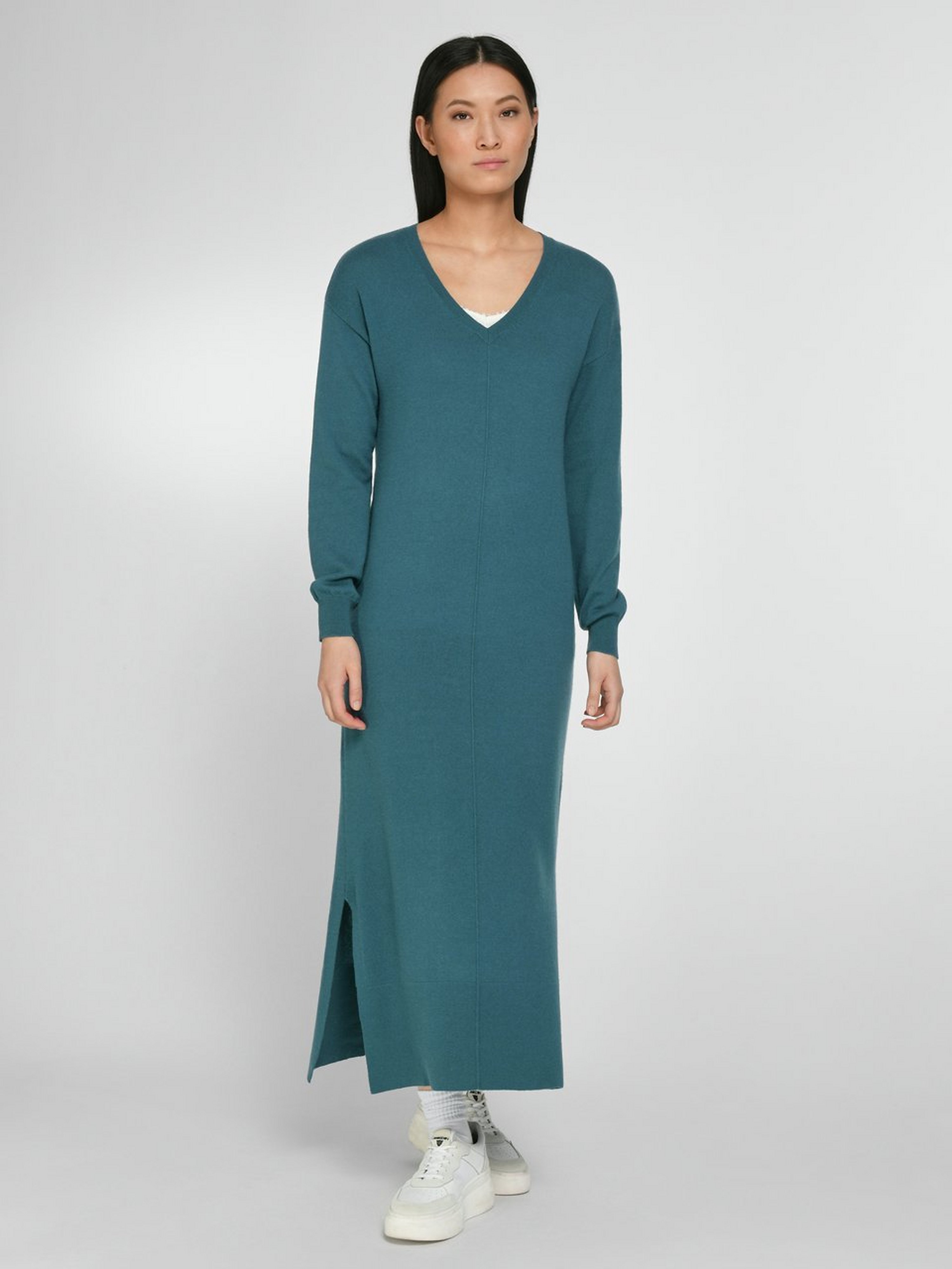 Strickkleid aus Schurwolle und Kaschmir
