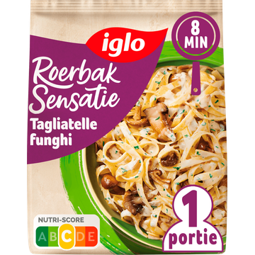 Iglo Roerbak Sensatie Tagliatelle Funghi met paddenstoelenmix 450 g