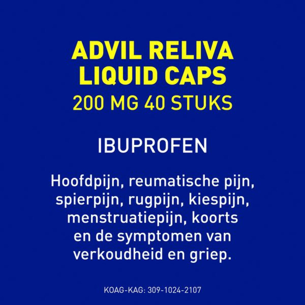 Advil Reliva Liquid-Caps 200 40 capsules