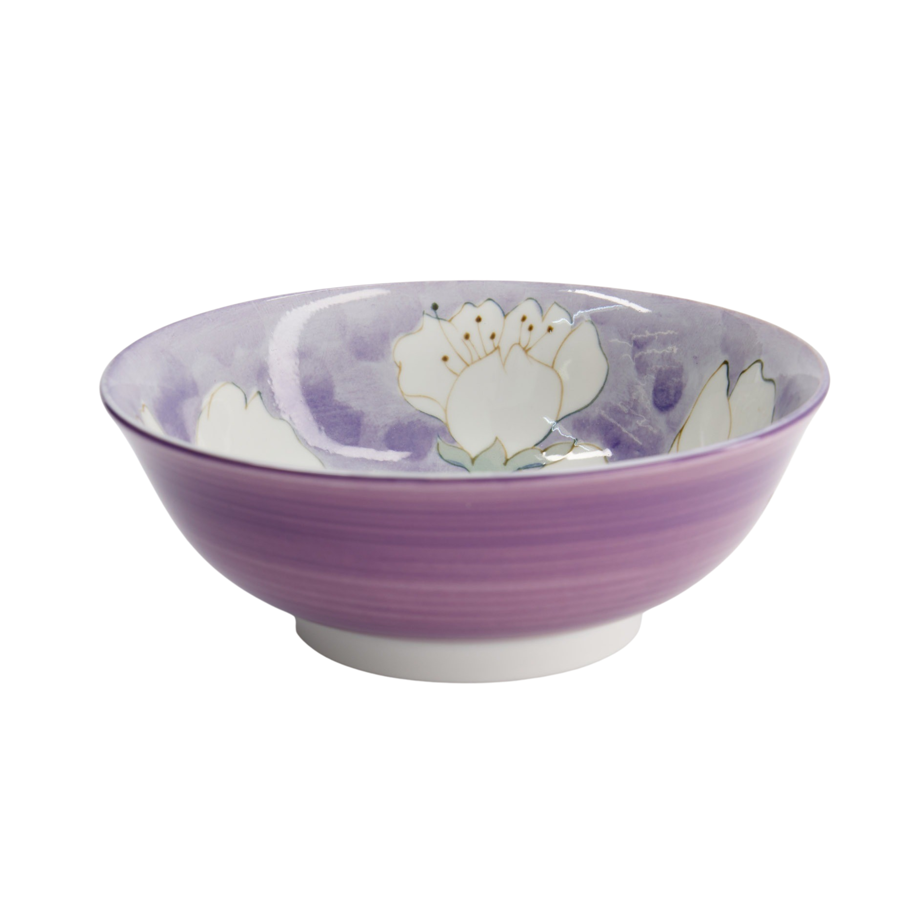 Tokyo Design Studio  Sakura Ramen skål, lilla - Ø19,5 cm.
