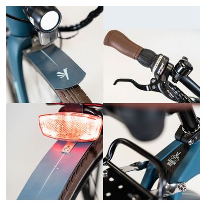 Vélo électrique Vadrouilleur 21.1 - Full carbone - Autonomie 100Km - Bleu
