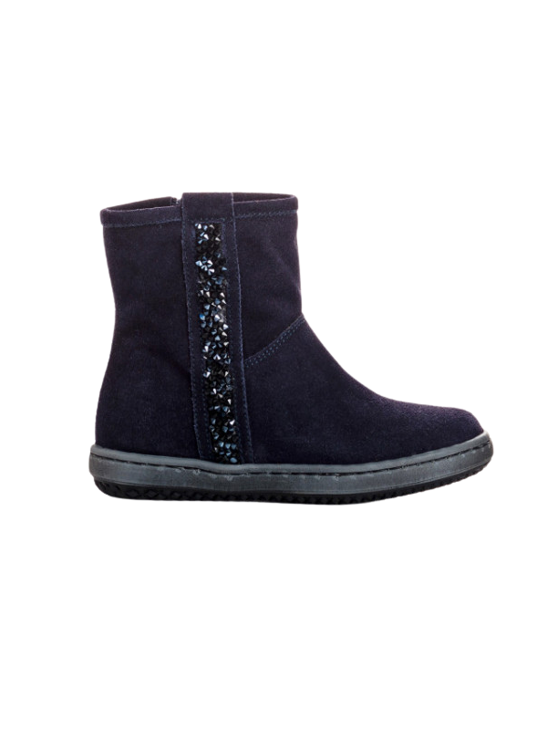 Bottines Fille Franny Peau Nuit - Reqins