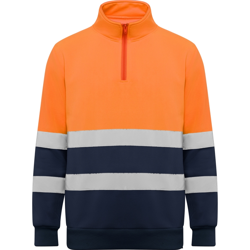 Roly HV9314 - SPICA Sweat haute visibilité avec  zip