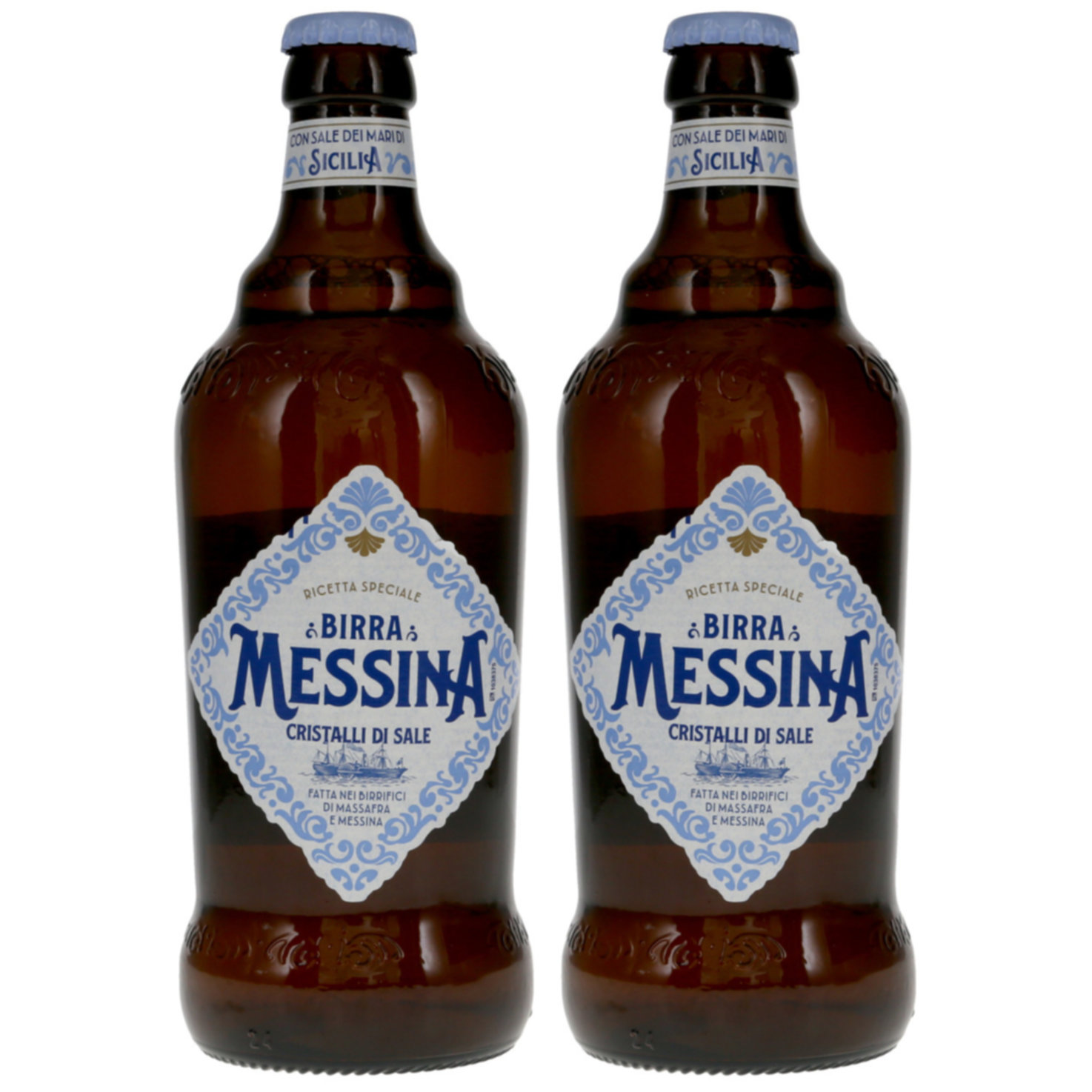 Messina Bier Cristalli di Sale 2x 50cl -2x 50cl