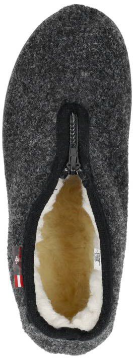Cal Pantoffels Dicht donkergrijs