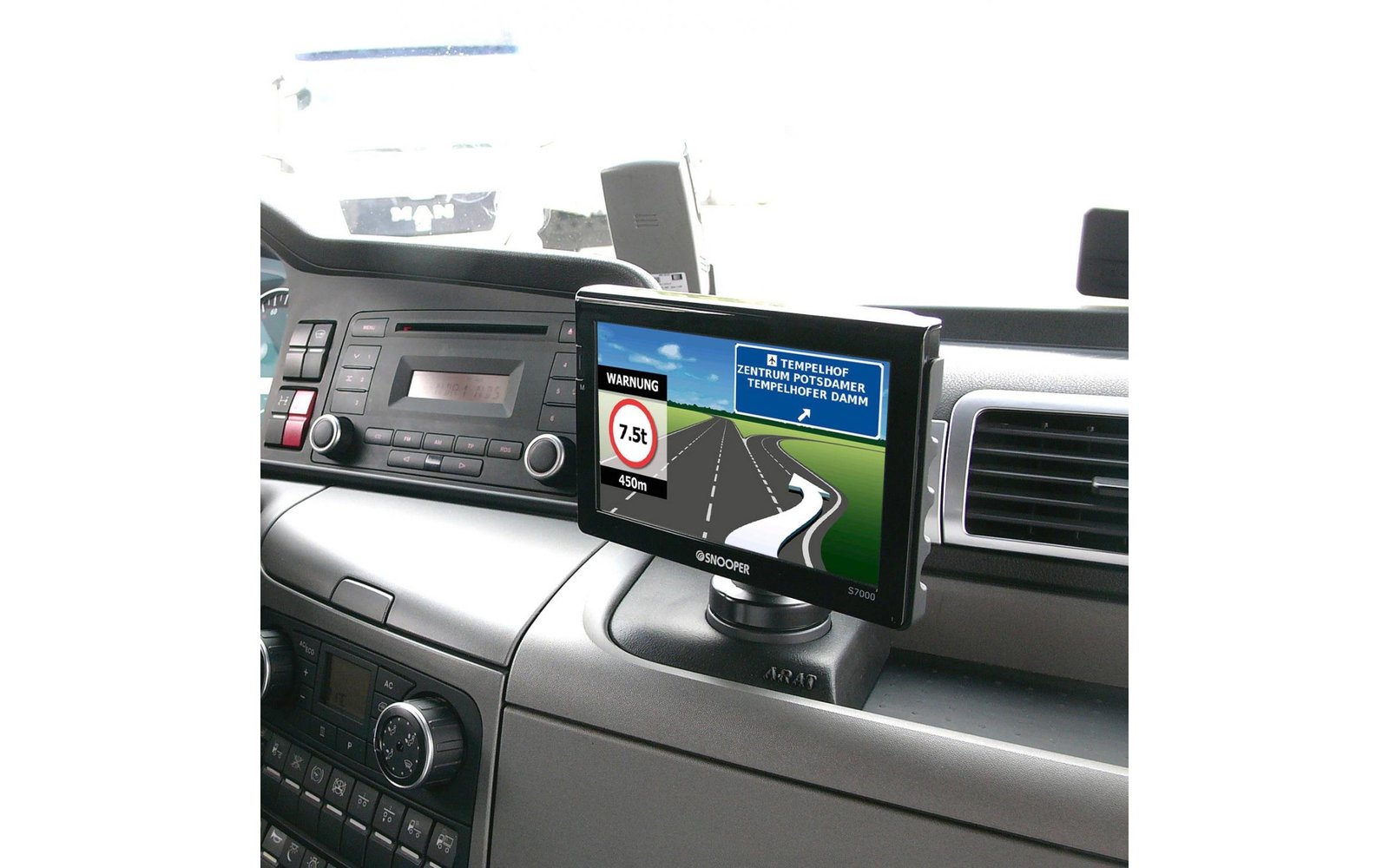 Fahrzeugspezifische Navi-Halterung Fiat Ducato