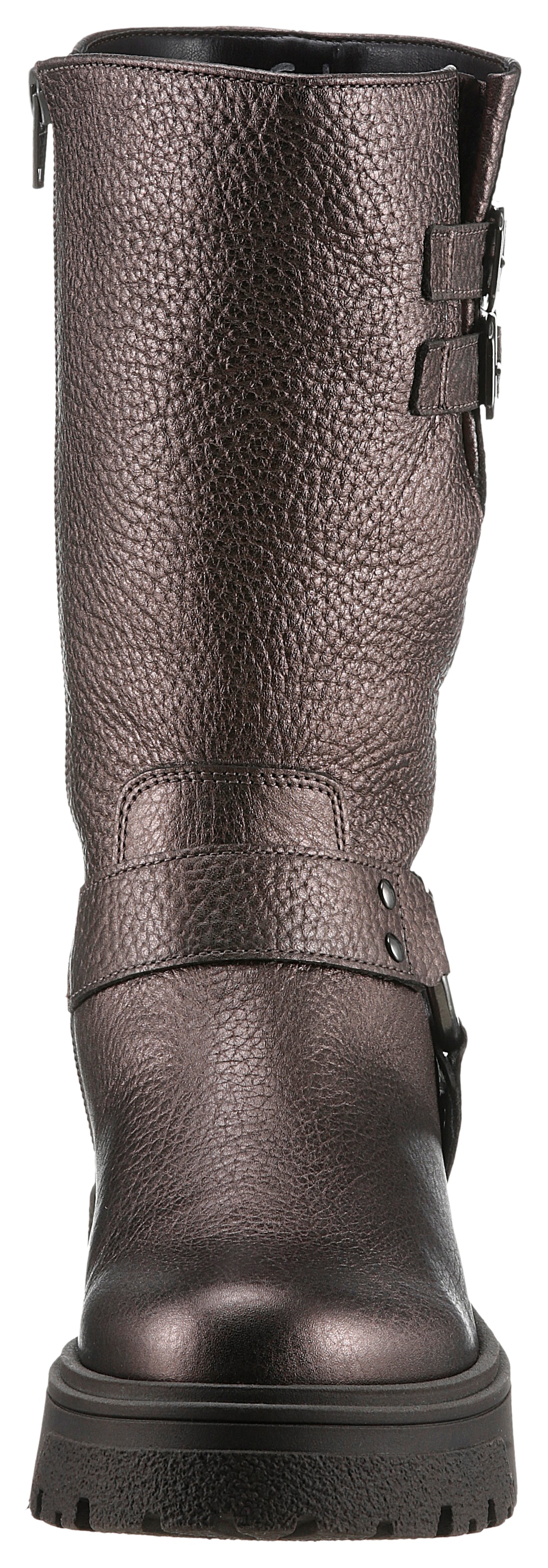 Gabor Bikerboots  , Blockabsatz, Plateau, Stiefelette, Kurzstiefel mit Best Fitting