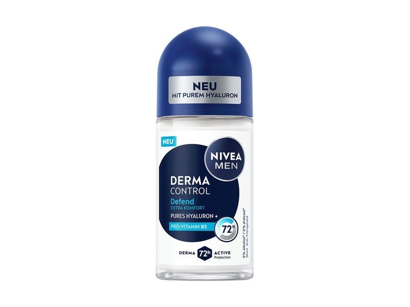 NIVEA MEN Deo Roll-on Derma Control Defend 50 ml Deo bietet Schutz vor Irritationen, stärkt die Haut und beugt Juckreiz vor