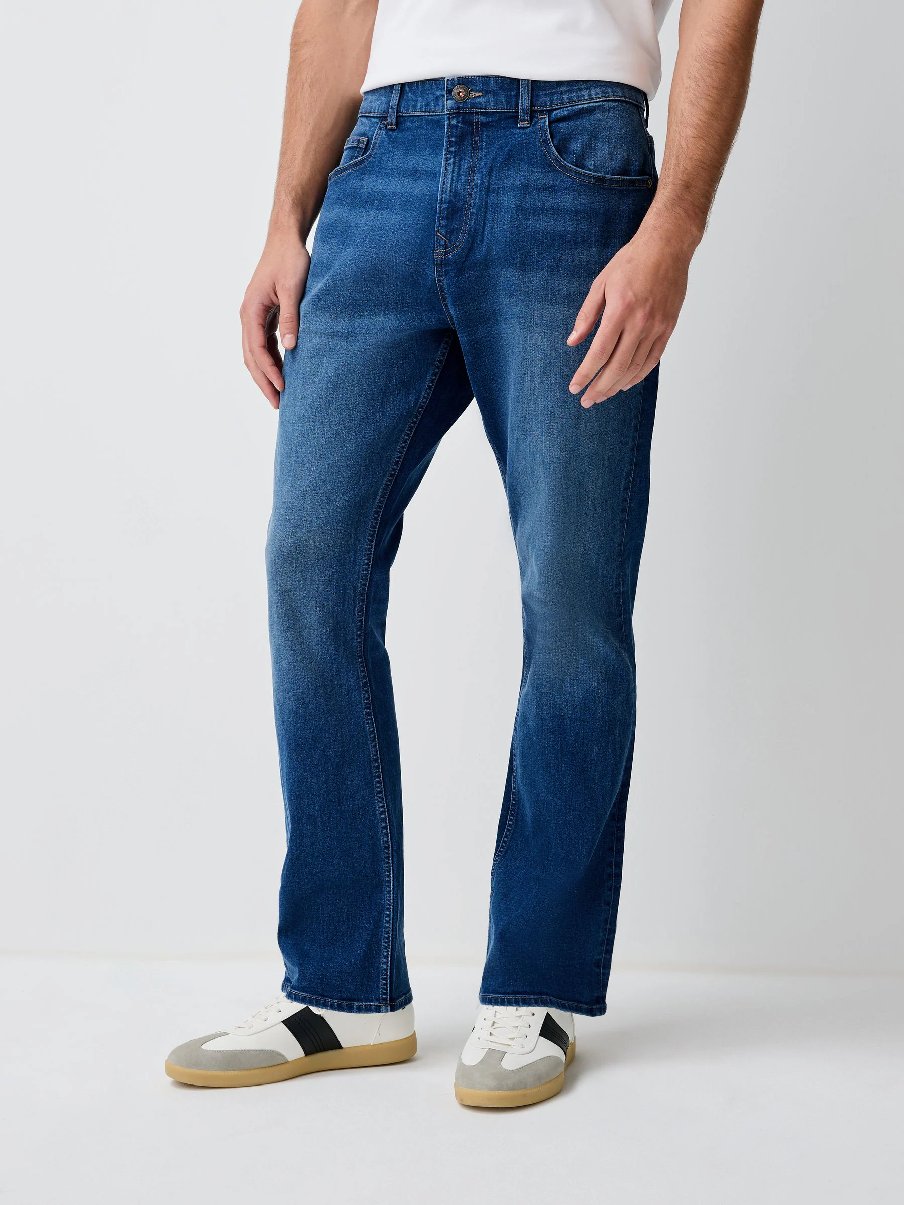 Blauw - Klassieke stretchy jeans
