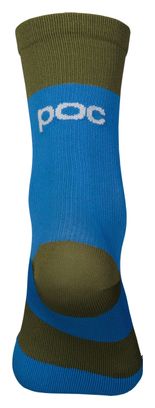 Chaussettes Enfant Poc Essential MTB Bleu/Vert
