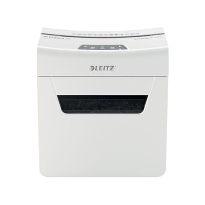 Leitz IQ Protect 6X - destructeur de documents coupe croisée - 6 feuilles - Corbeille 10 litres