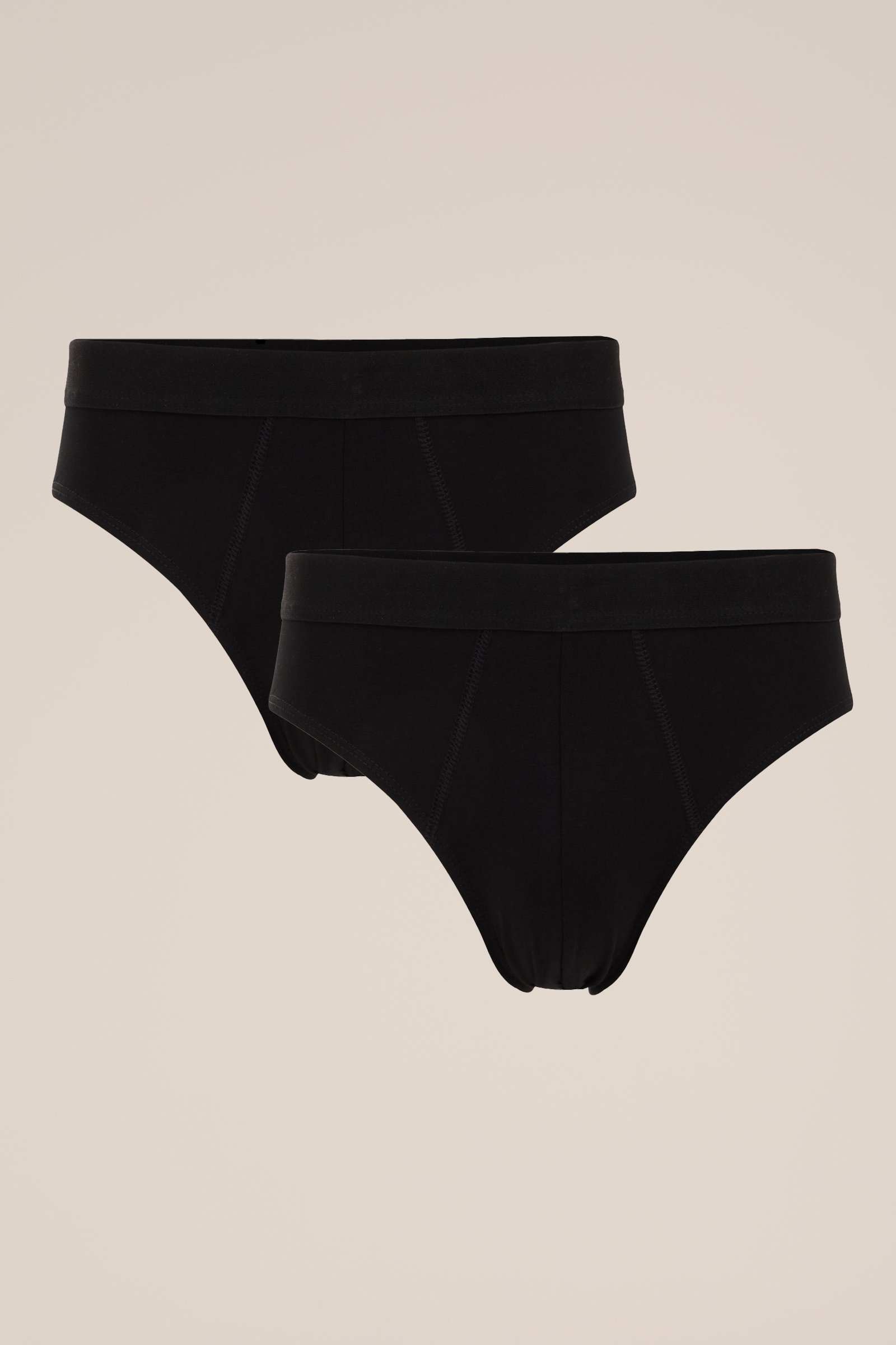 brief, 2-pack WE Fashion Zwart