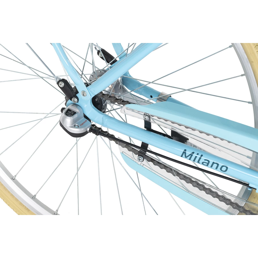 DaCapo Cityrad 3-Gänge Damenfahrrad Milano 28 Zoll Blau
