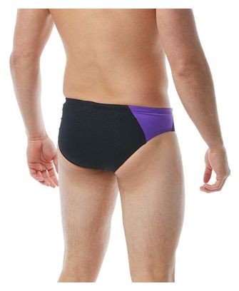 Maillot de Bain TYR Hexa Splice Racer Noir/Violet