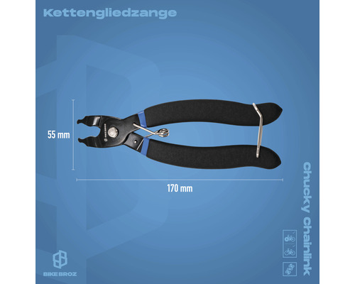 Bike Broz fietskettingschakeltang Chucky Chainlink