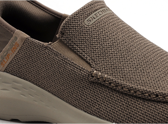 Skechers basses homme slipinsrf 204804 marron