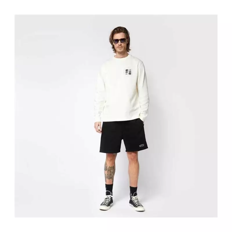 Tee shirt MYSTIC Tresspass L/S Tee Off White