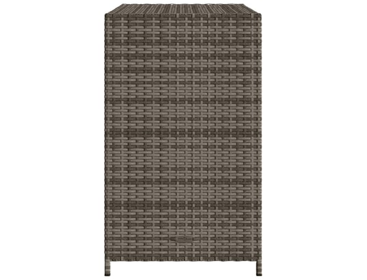 VIDAXL - Armoire de jardin Armoire de rangement de jardin gris 83x45x76 cm résine tress...