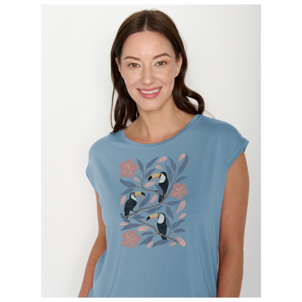 GreenBomb - Women's Tucan Flower Timid - T-shirt