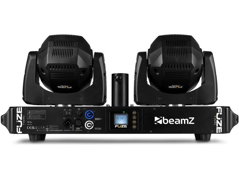 BeamZ Moving Head Fuze Twin Bar Partybar mit zwei leistungsstarken Moving Heads