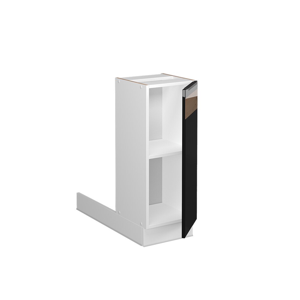 Vicco Regalinselunterschrank Küchenschrank Küchenmöbel Fame-Line Weiß Schwarz Eiche 30 cm modern Hochglanz