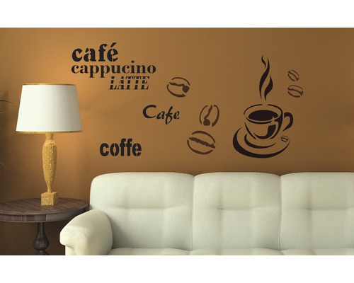 Decoratief sjabloon DXL-323 Café 56 x 43 cm