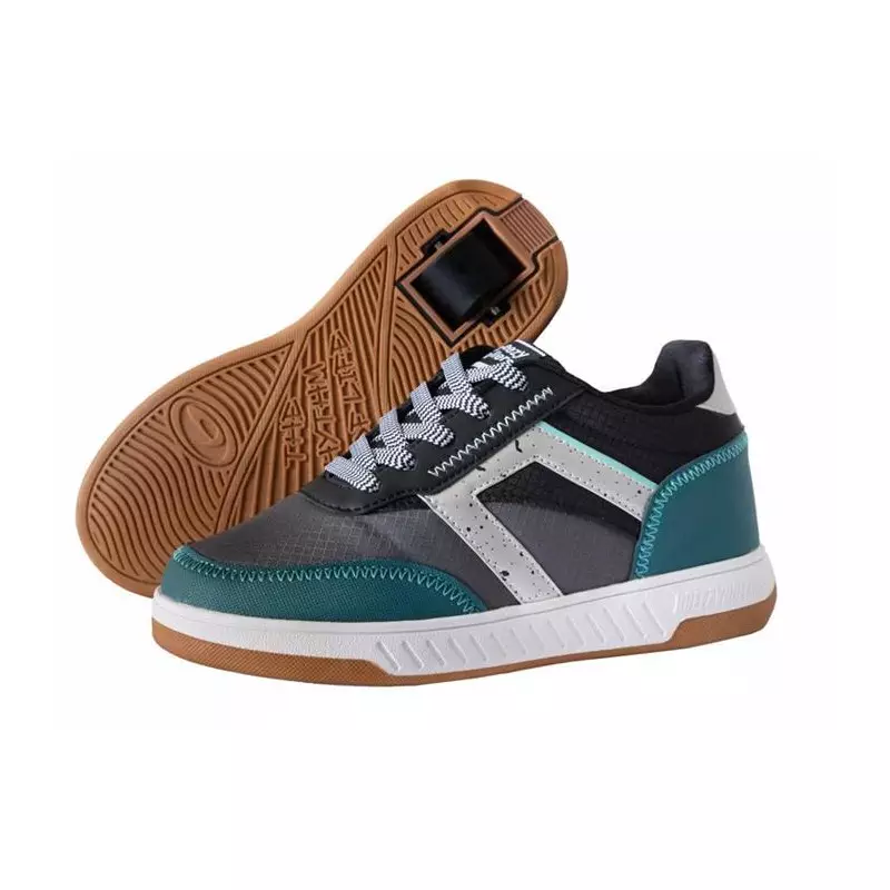 Chaussures à roulettes BREEZY ROLLERS Kicks Turquoise/Grey/Black