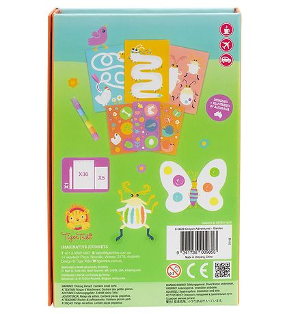 Tiger Tribe Buntstifte-Set - Crayon Adventures - Garden
