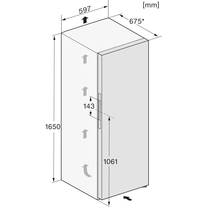 Miele Gefrierschrank FN 4844 C ws