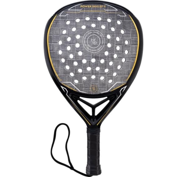 BYVP, Padel Racket POWER 1800 II, Sort/Hvit/Gull