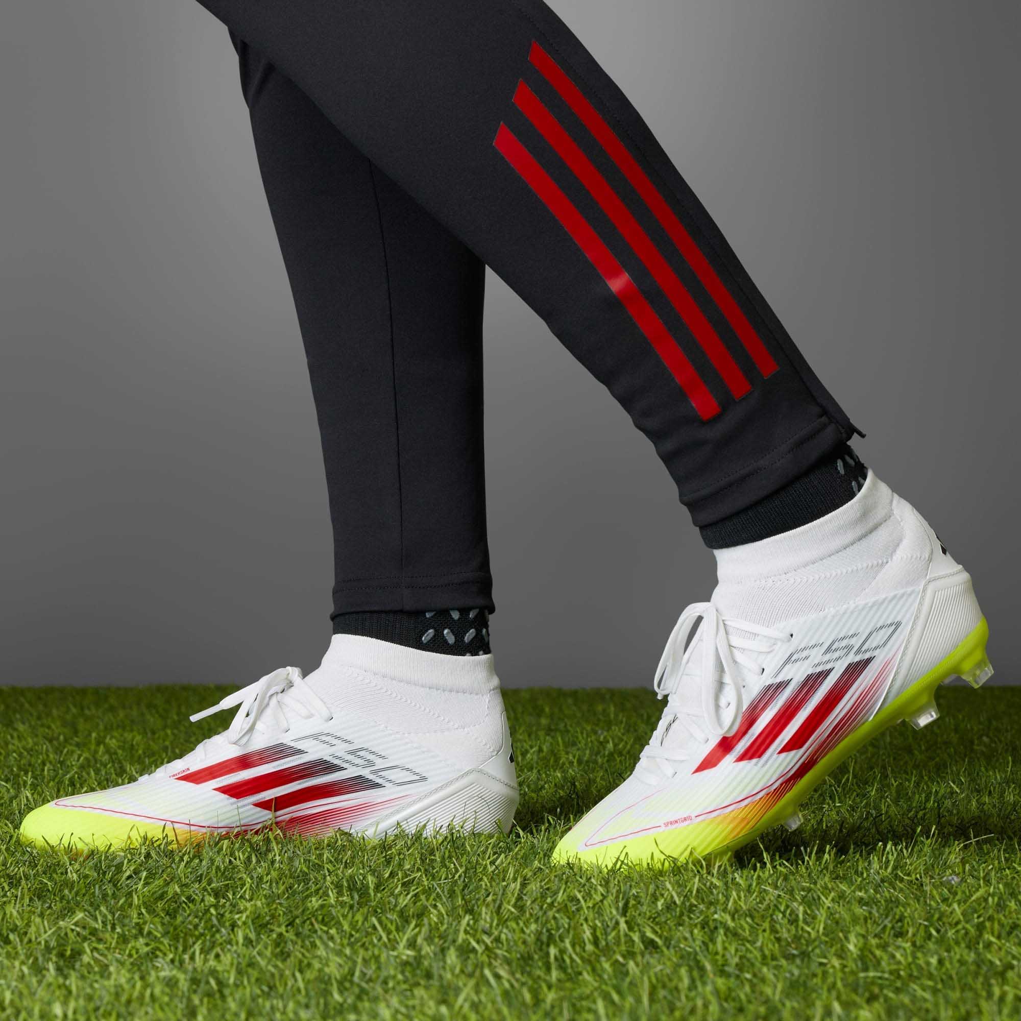 F50 League FG/MG Mid Dame Cloud White/Lucid Red/Solar Yellow