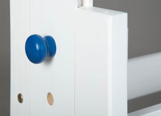 Schreibtisch Julian 109x63-96cm blau/rosa - weiß