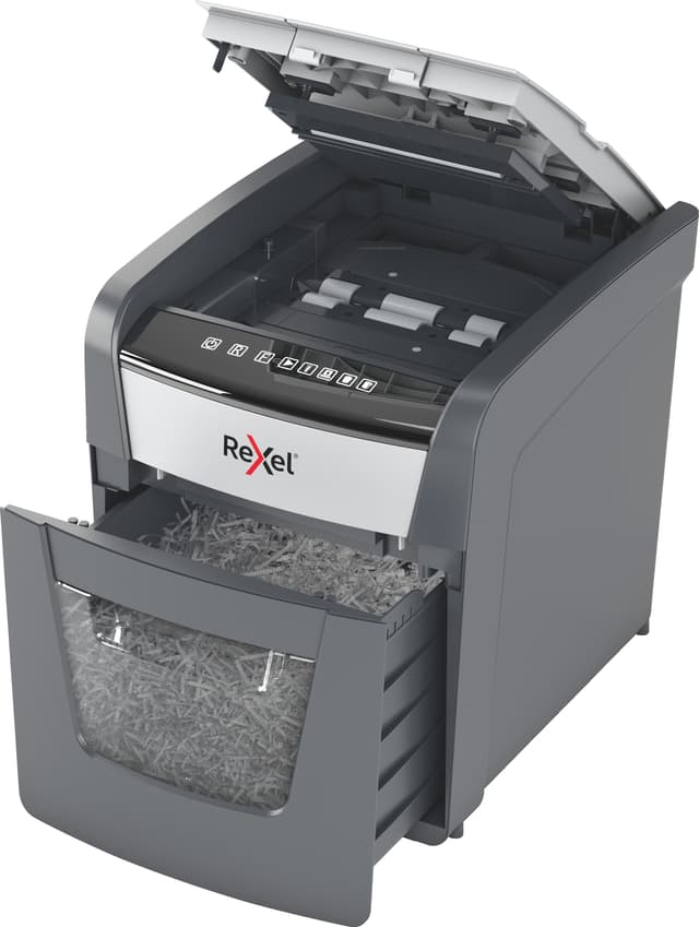 Rexel Optimum AutoFeed+ 50X tværskåret makulator