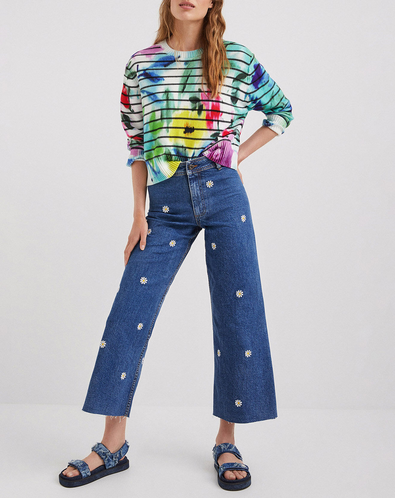 Desigual Pullover Aliyah multicolore