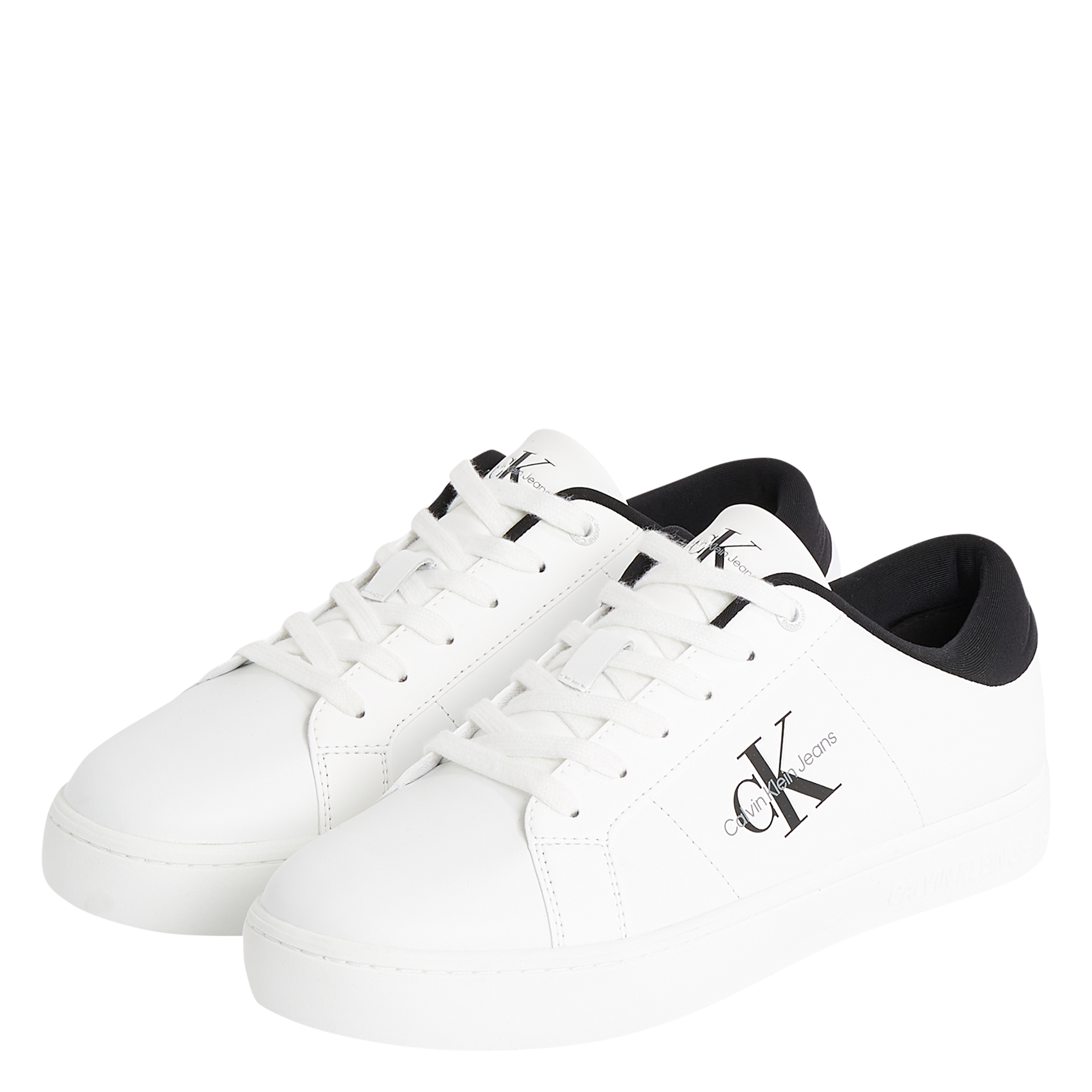Baskets basses en cuir| Blanc