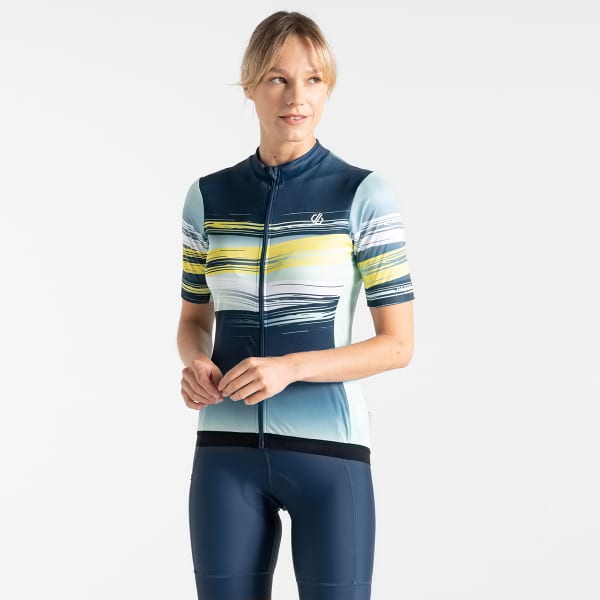 Maillot vélo DARE 2B AEP STIMULUS JERSEY MINT GREEN PAINT PRINT