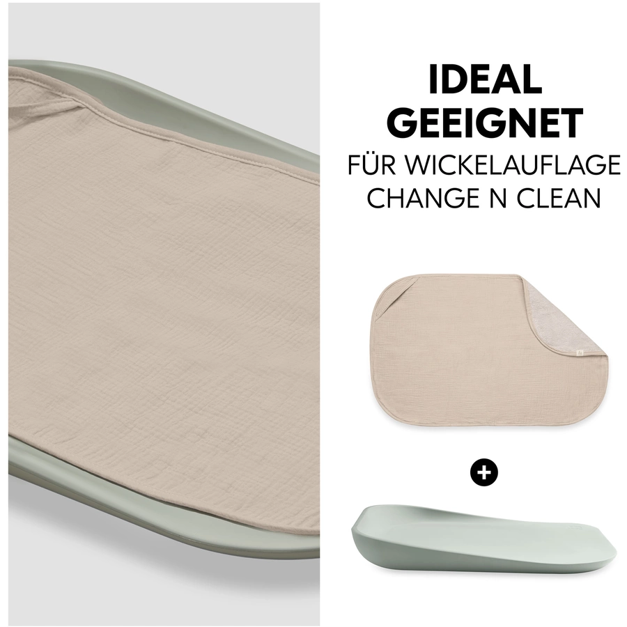 hauck Topper für Wickelauflage Beige