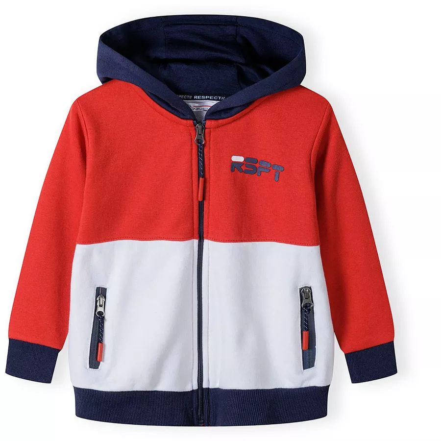 MINOTI Hoodie RotWeiß