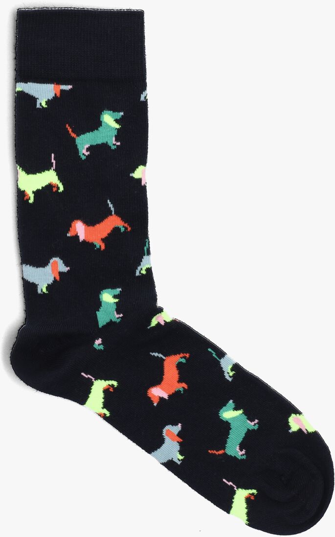 HAPPY SOCKS zwarte happy socks sokken puppy love