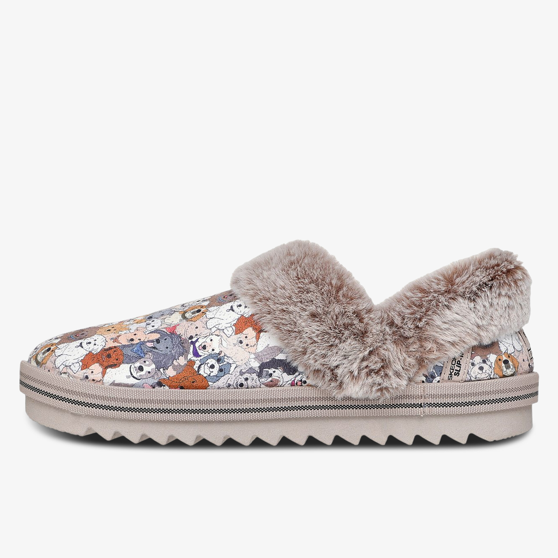 SKECHERS BOBS Cozy Kiss Paw Jams Damen Hausschuhe beige