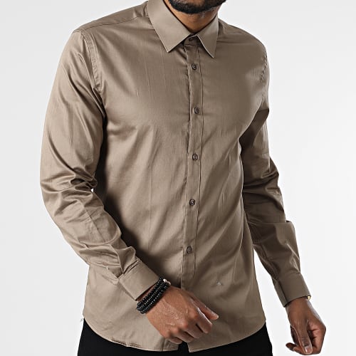 Chemise Manches Longues PCH-901 Taupe