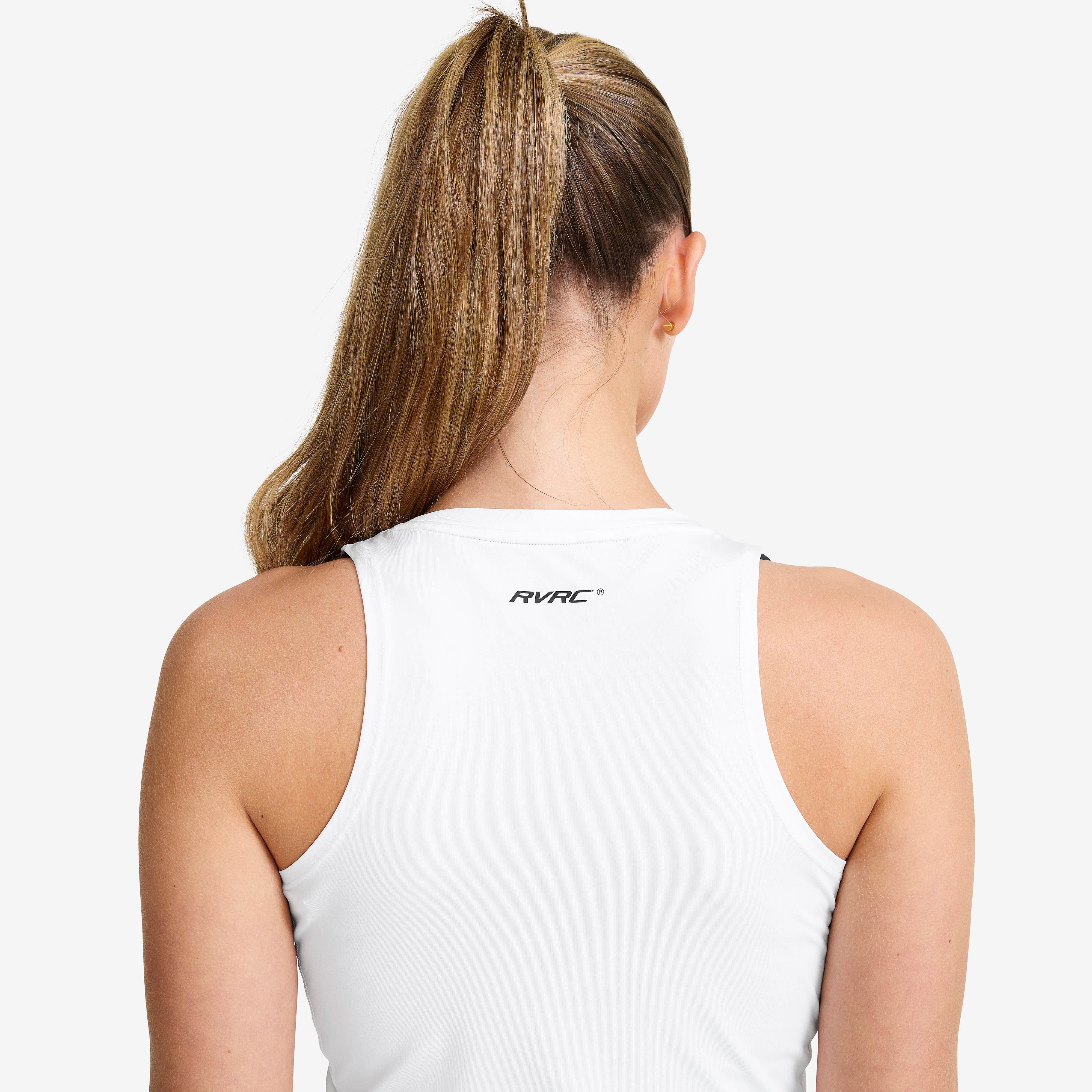 Stride Active Tank Top Dame White