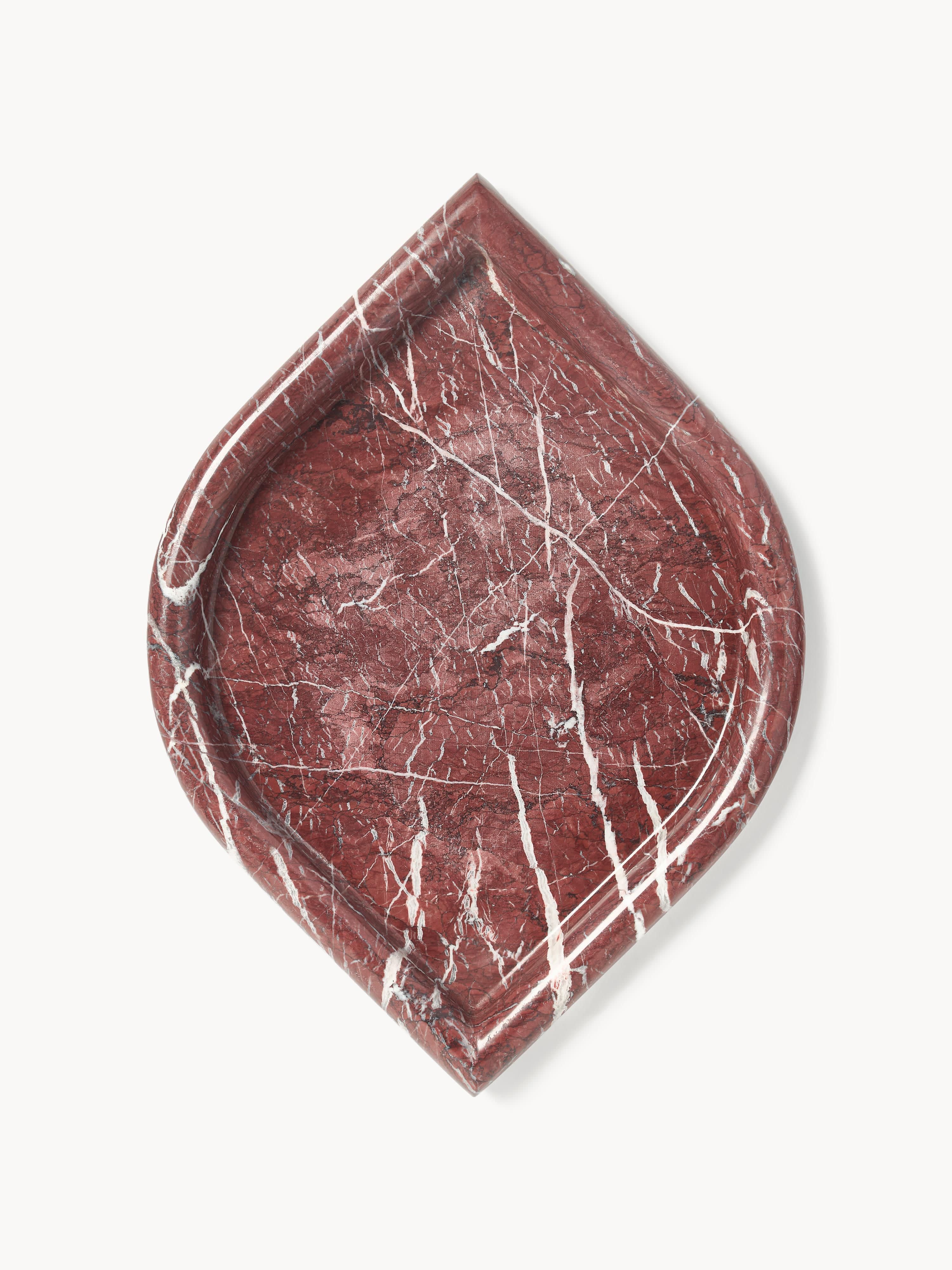 Decoratief dienblad Maba van marmer