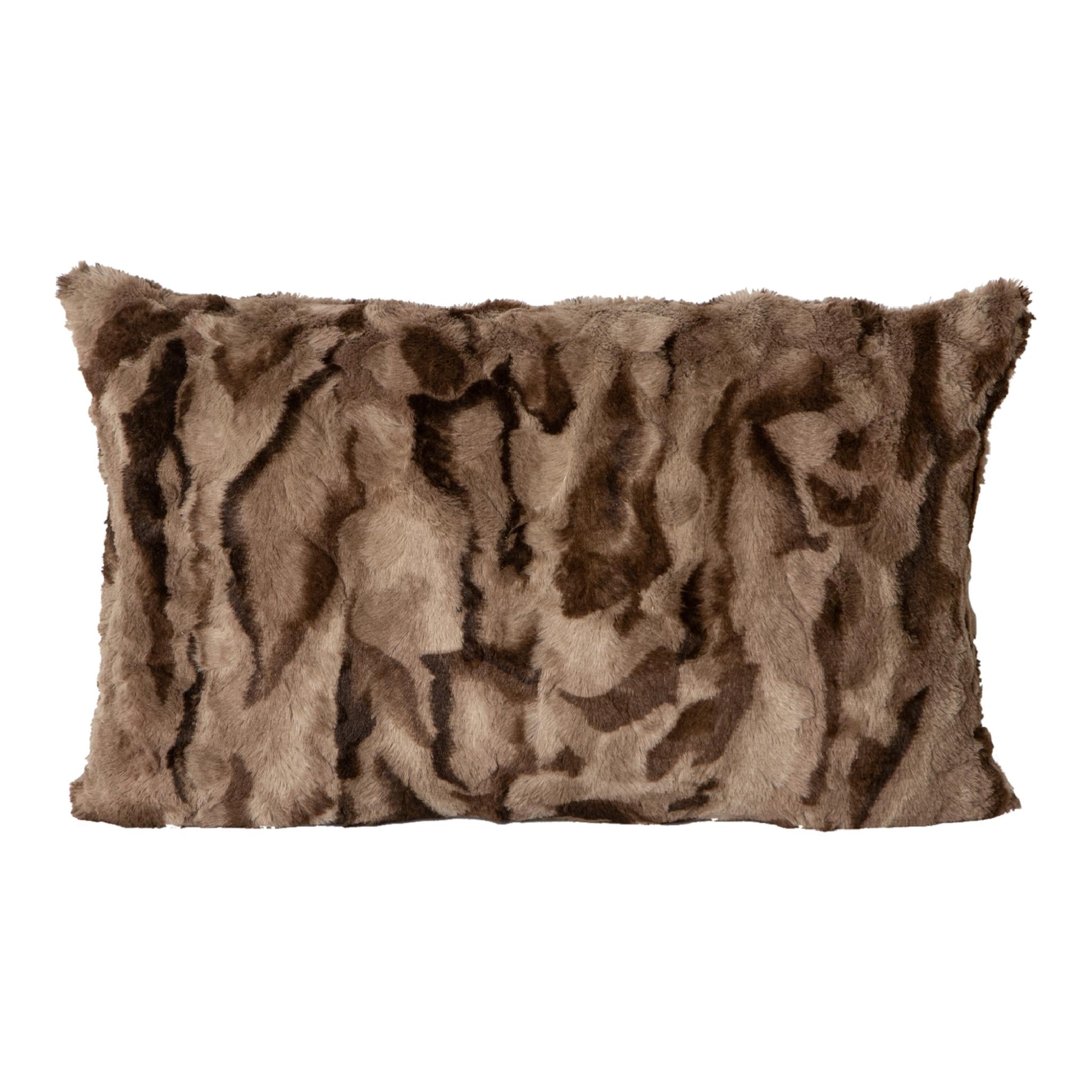 PTMD - Sierkussen Clarisse - Bruin - 60x10x40cm