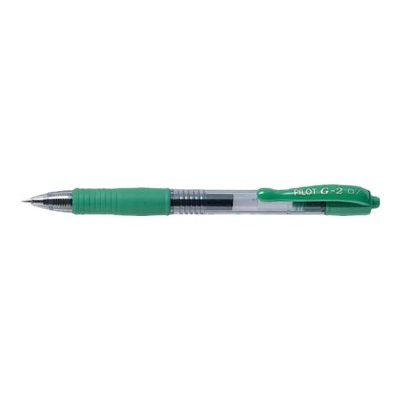 Pilot G-2 - Roller encre gel rétractable - 0,7 mm - vert