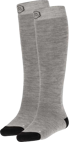 Ski Socks Plain 2-Pack Skisokken