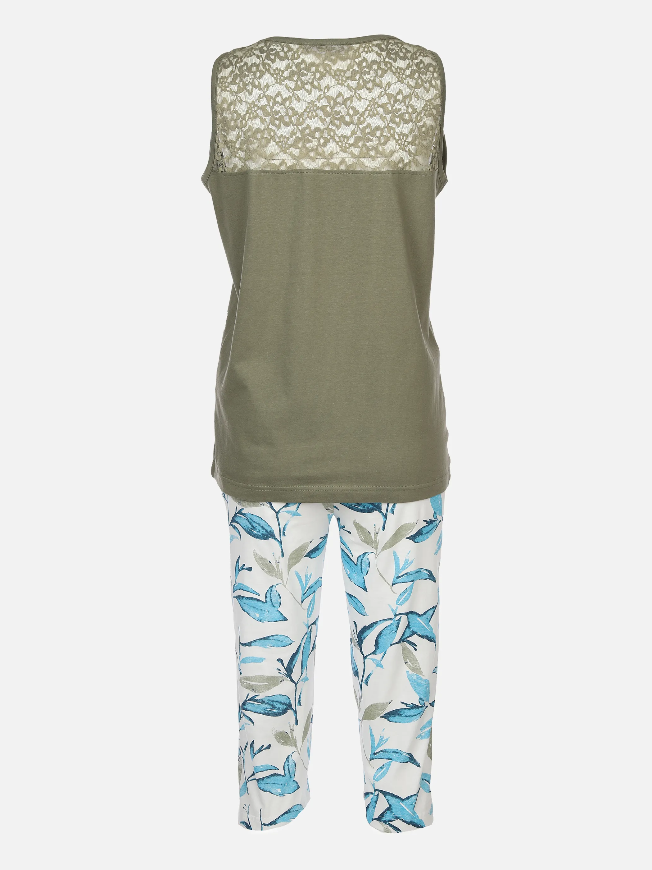 Damen Pyjama mit 3/4 Hose