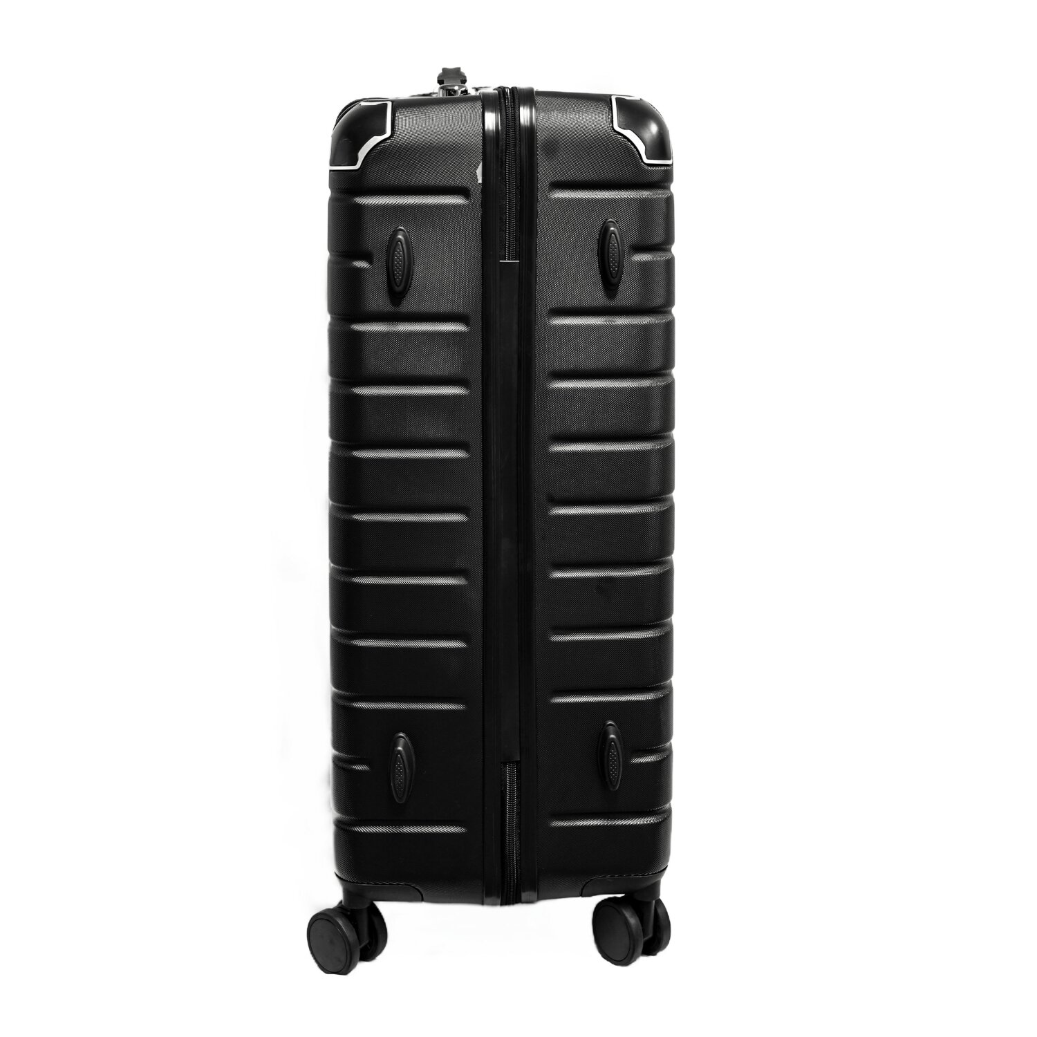3 Tlg. Reisekoffer- Set Schwarz mit 4 Räder 360° drehbar Hartschale